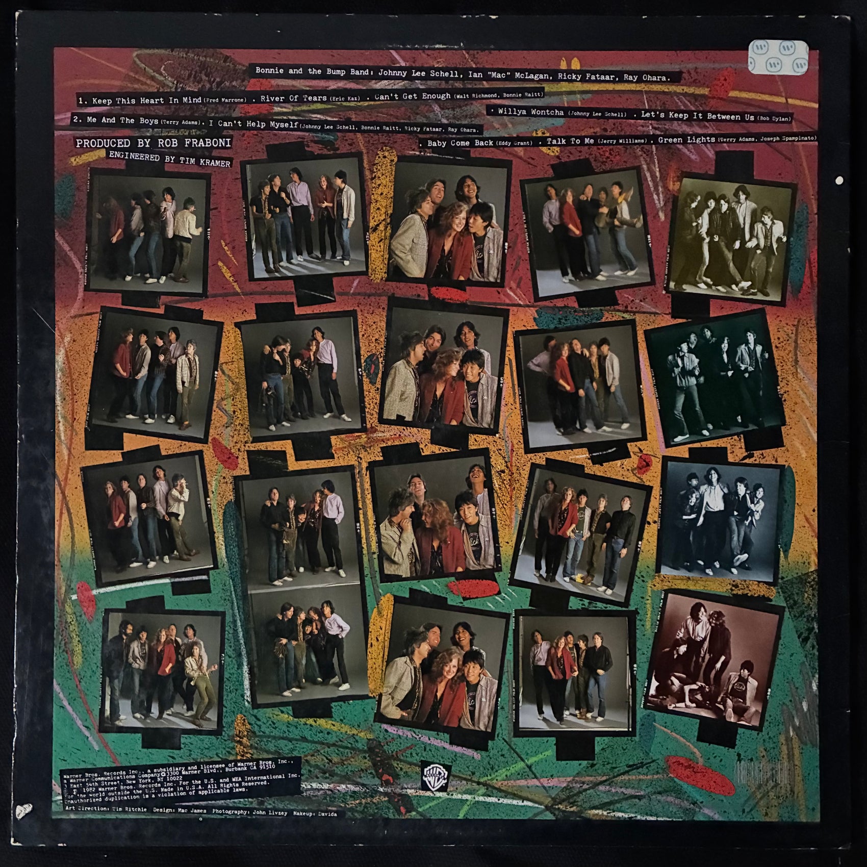 BONNIE RAITT - GREEN LIGHT (USED VINYL 1982 US M-/EX+)