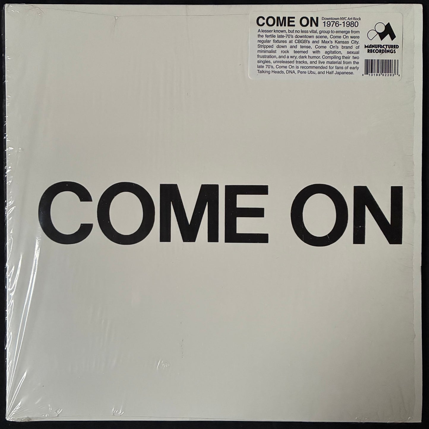 COME ON - 1976-1980 (USED VINYL 2017 US M-/M-)
