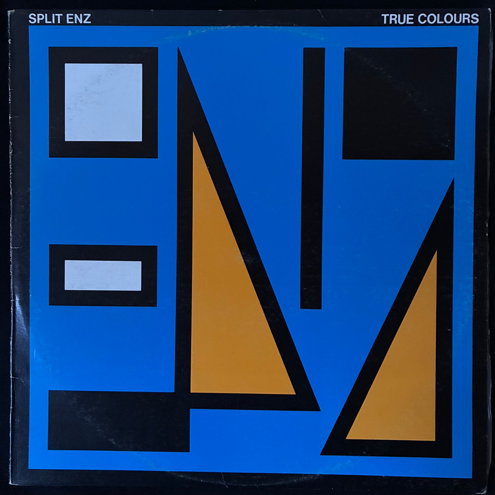 SPLIT ENZ - TRUE COLOURS (USED VINYL 1980 AUS EX+/EX-)
