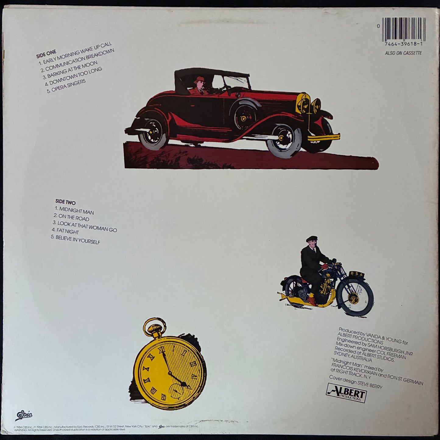FLASH AND THE PAN - EARLY MORNING WAKE UP CALL (USED VINYL 1985 US M-/EX+)