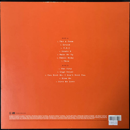 ED SHEERAN - + (ORANGE COLOURED) (USED VINYL 2011 EU M-/M-)