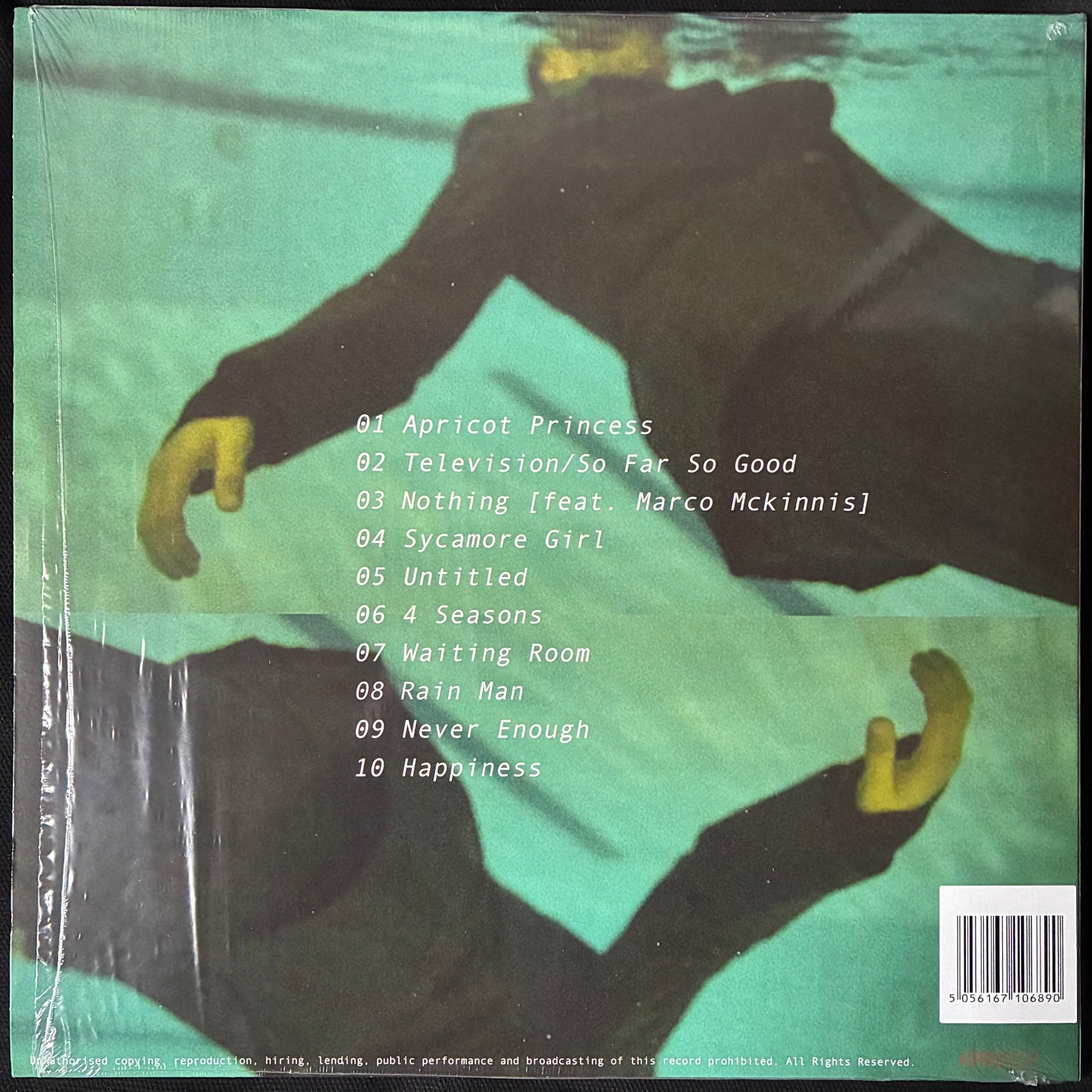 REX ORANGE COUNTY - APRICOT PRINCESS (ORANGE COLOURED) (USED VINYL 2022 US M-/M-)
