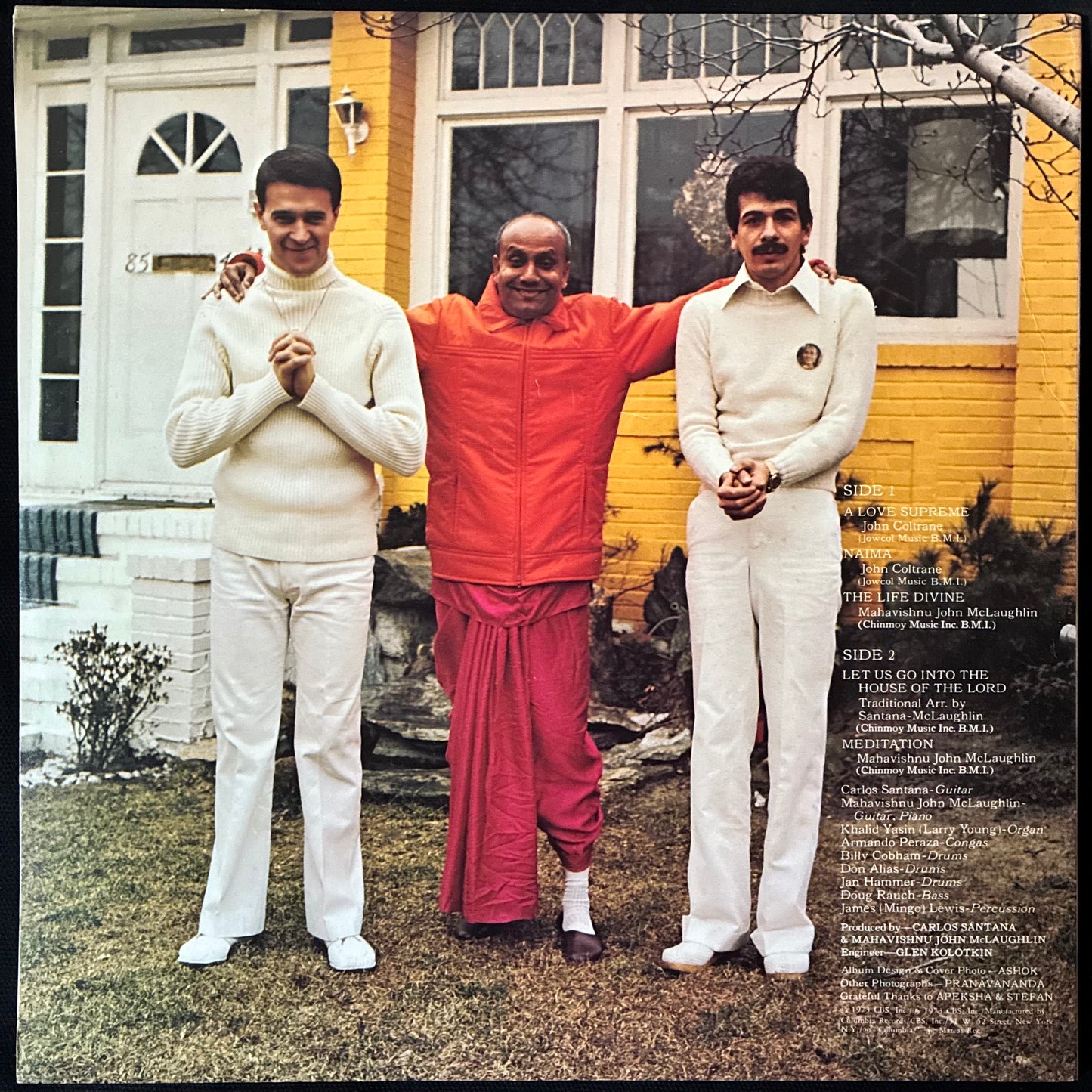 CARLOS SANTANA MAHAVISHNU JOHN MCLAUGHLIN - LOVE DEVOTION SURRENDER (USED VINYL 1973 US M-/EX+)