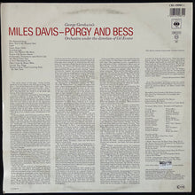 Load image into Gallery viewer, MILES DAVIS - PORGY AND BESS (USED VINYL 1987 EU M-/EX-)
