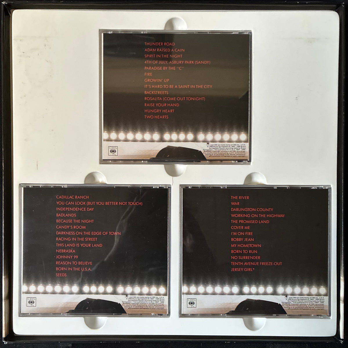 BRUCE SPRINGSTEEN & THE E STREET BAND - LIVE 1975-85 (3CD BOX SET) (USED VINYL 1986 US M-/EX)