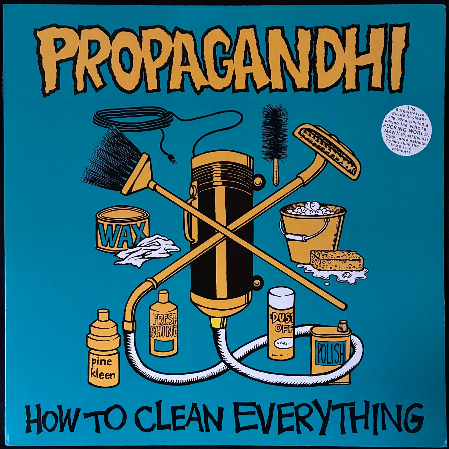 PROPAGANDHI - HOW TO CLEAN EVERYTHING (FIRST PRESSING) (USED VINYL 1993 US M-/M-)
