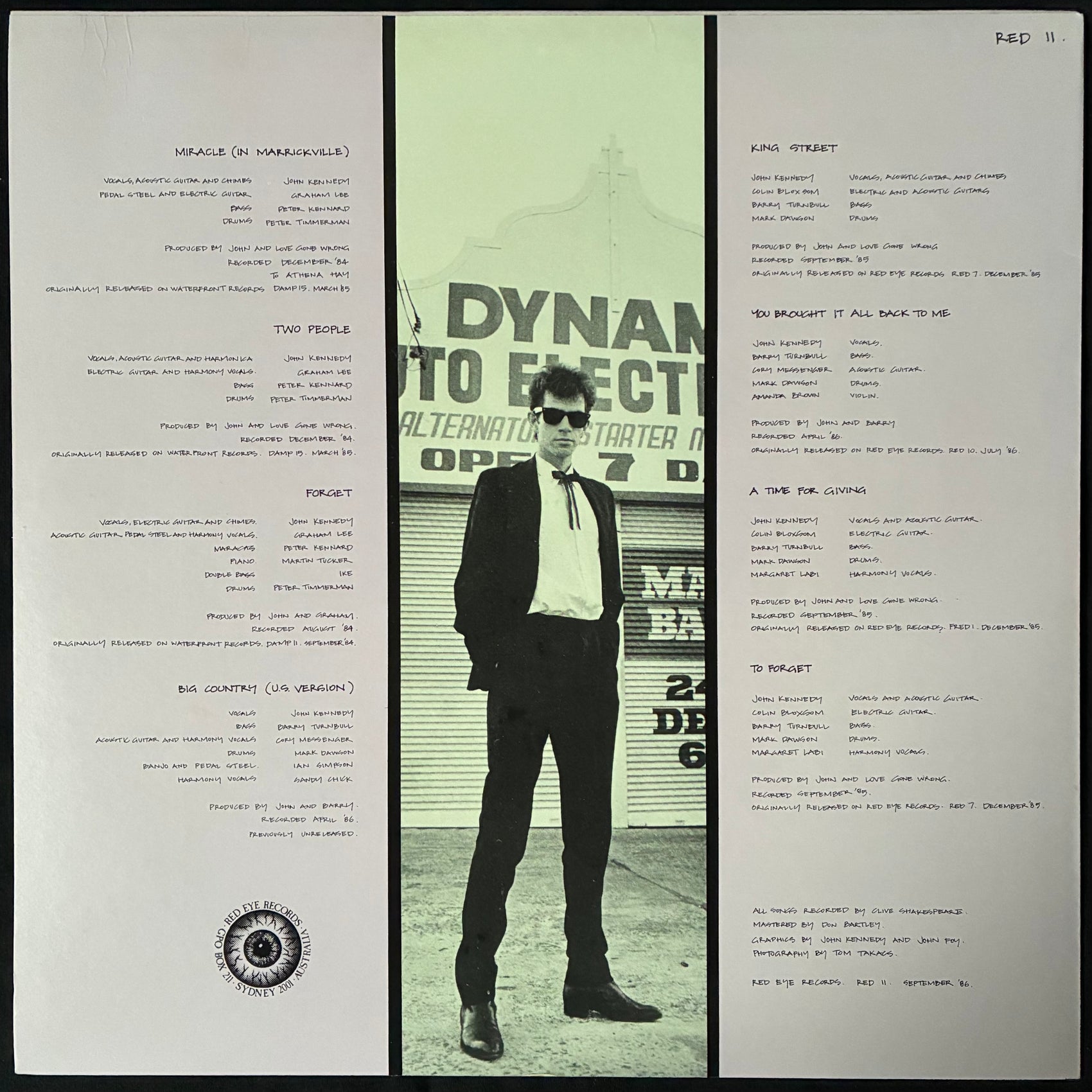 JOHN KENNEDY - LOVE GONE WRONG FROM WOE TO GO (USED VINYL 1986 AUS M-/M-)