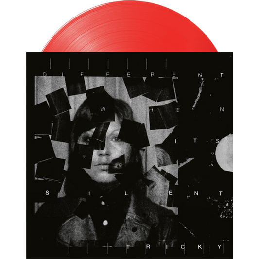 TRICKY - DIFFERENT WHEN IT'S SILENT (RED COLOURED) VINYL