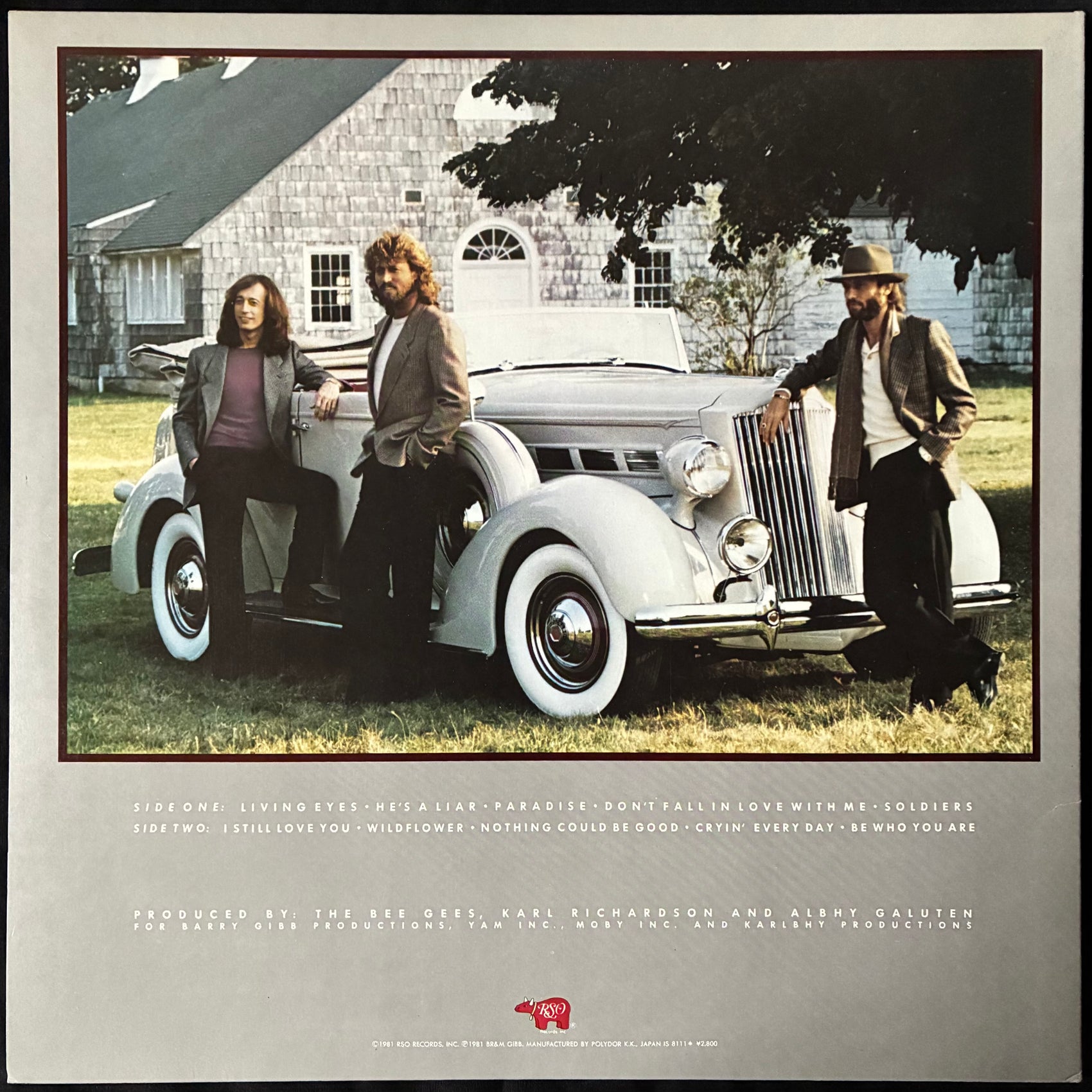 BEE GEES - LIVING EYES (USED VINYL 1981 JAPAN M-/EX+)