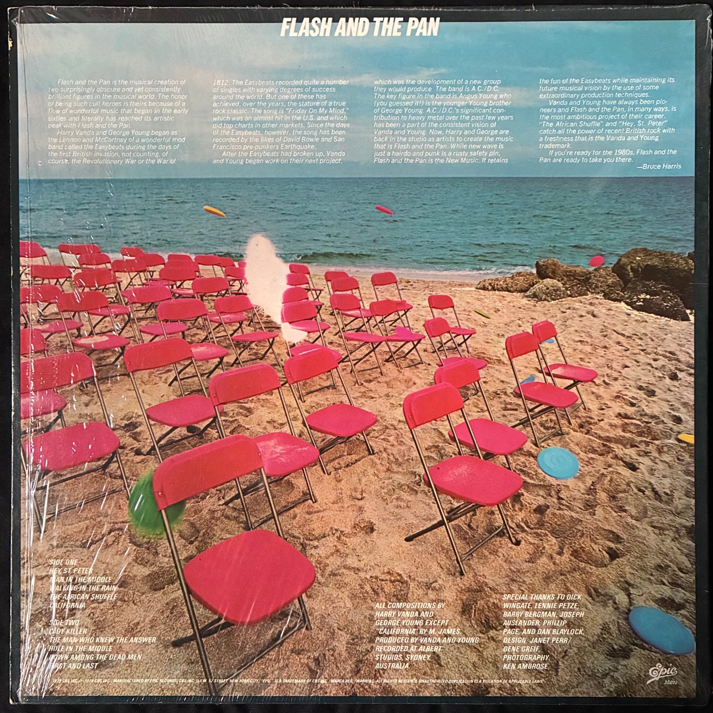 FLASH AND THE PAN - FLASH AND THE PAN (USED VINYL 1979 US EX+/M-)