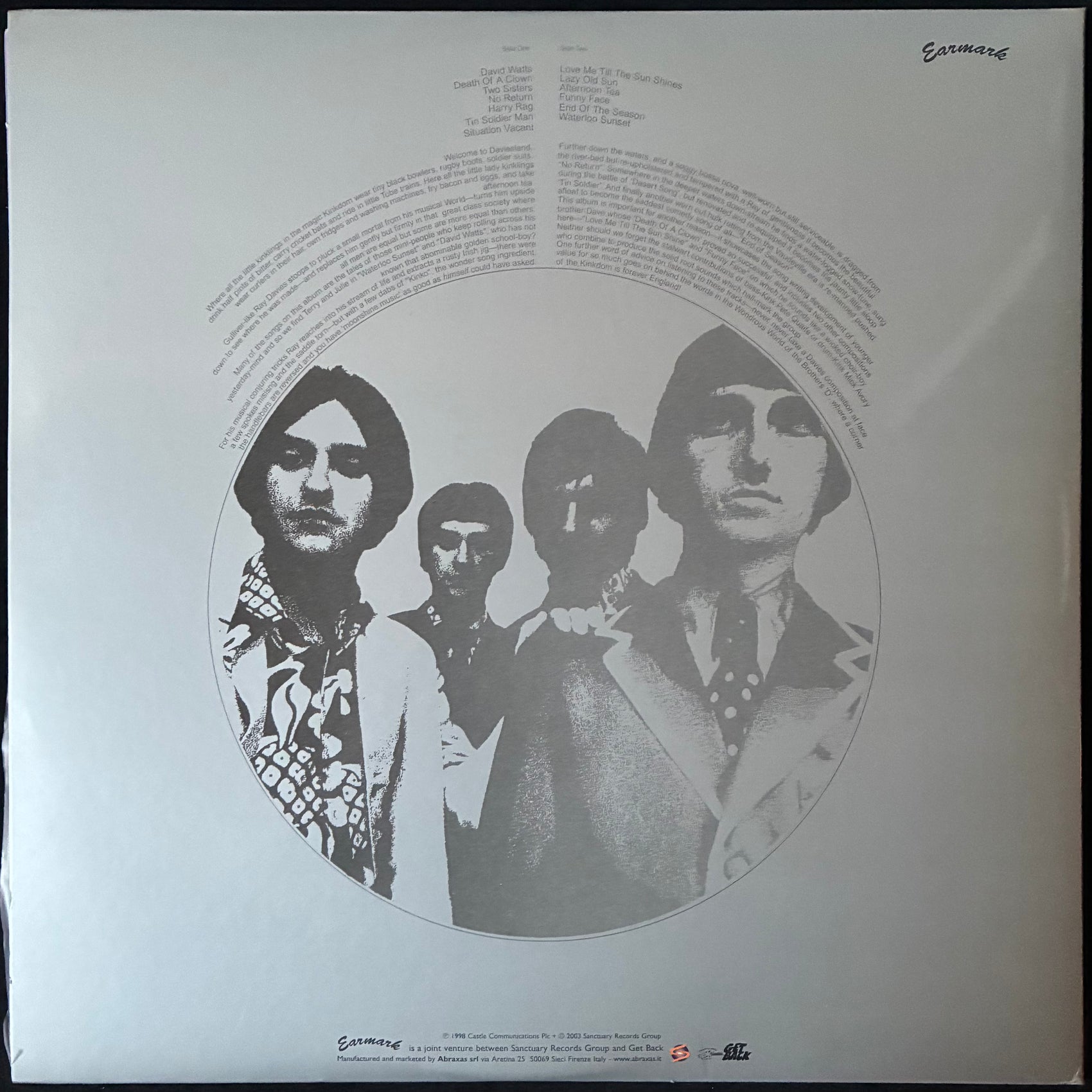 KINKS - SOMETHING ELSE BY THE KINKS (180GM) (USED VINYL 2003 ITALY M-/EX+)