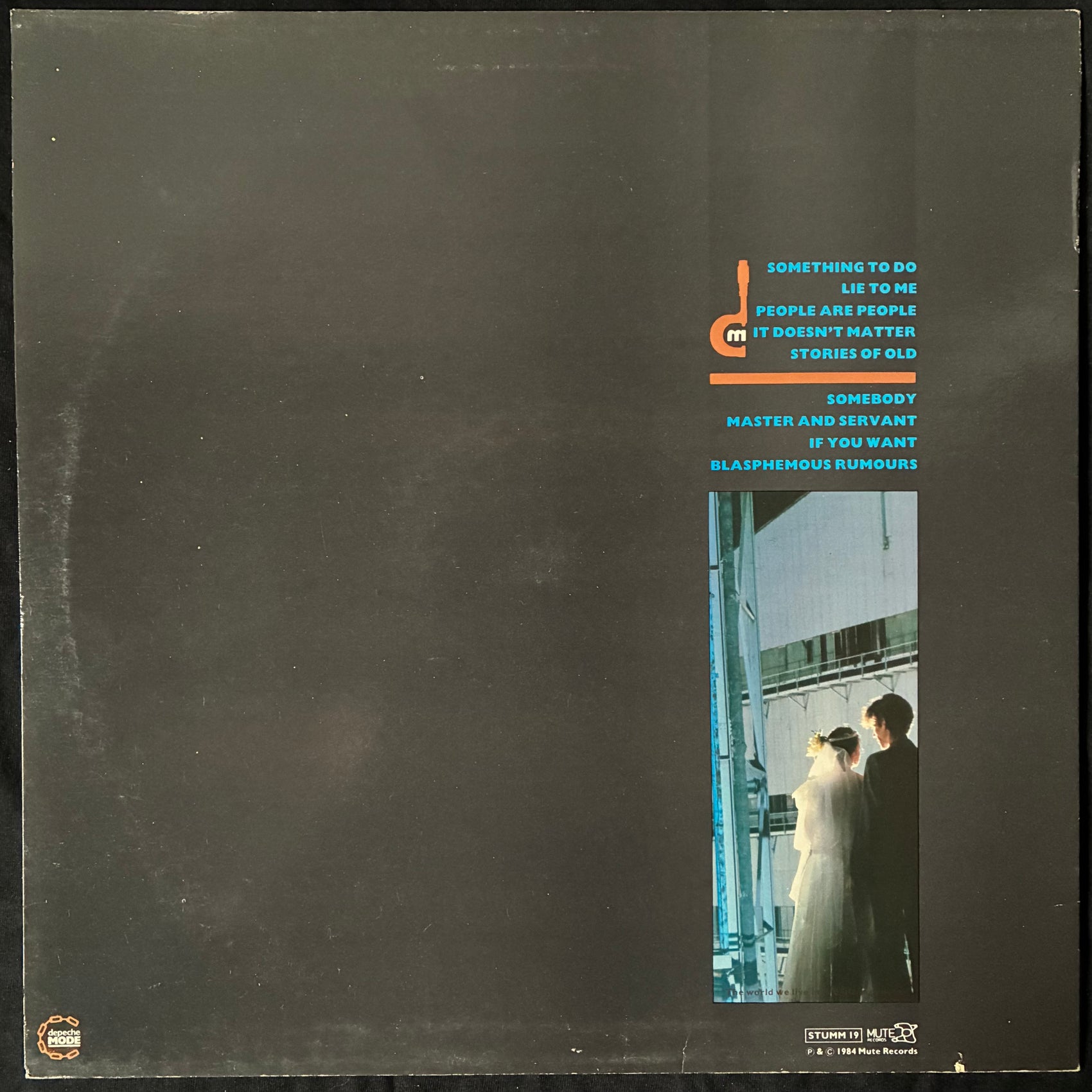 DEPECHE MODE - SOME GREAT REWARD (FIRST PRESSING) (USED VINYL 1984 UK EX+/EX+)