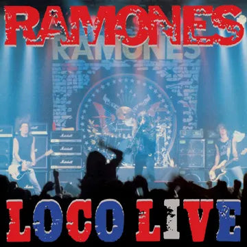RAMONES - LOCO LIVE (RED/BLUE COLOURED) (2LP) VINYL
