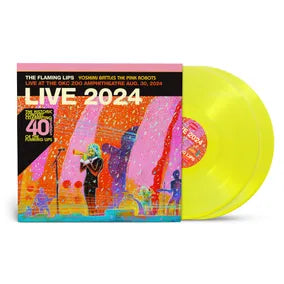 THE FLAMING LIPS - YOSHIMI BATTLES THE PINK ROBOTS LIVE AT YHE OKC ZOO AMPITHEATRE AUG 30, 2024 (COLOURED) (2LP) VINYL