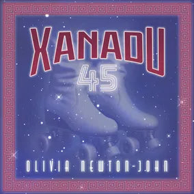 OLIVIA NEWTON-JOHN - XANADU 45 (PURPLE GLITTER 7") VINYL