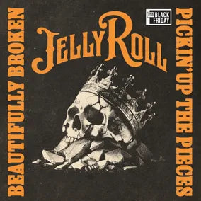 JELLY ROLL - BEAUTIFULLY BROKEN: PICKIN' UP THE PIECES (TEQUILA SUNRISE) VINYL