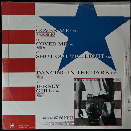 BRUCE SPRINGSTEEN - COVER ME (12" EP) (USED VINYL 1984 UK M-/EX)