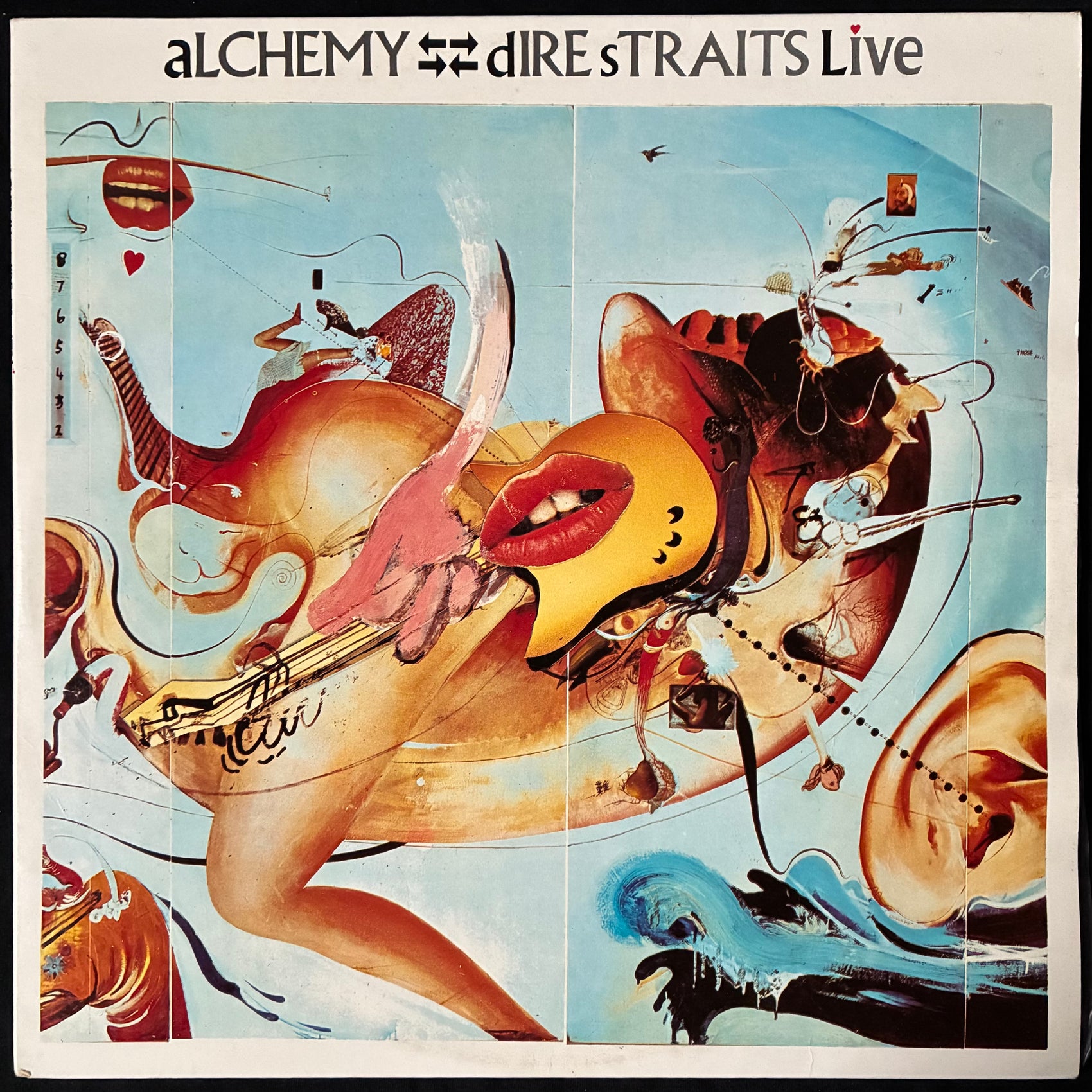 DIRE STRAITS - ALCHEMY : DIRE STRAITS LIVE (2LP) (USED VINYL 1984 AUS M-/EX+)