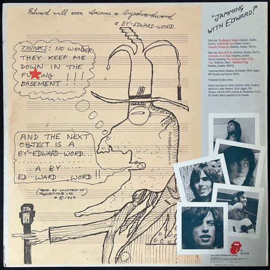 NICKY HOPKINS RY COODER MICK JAGGER BILL WYMAN CHARLIE WATTS - JAMMING WITH EDWARD (USED VINYL US M-/EX+)