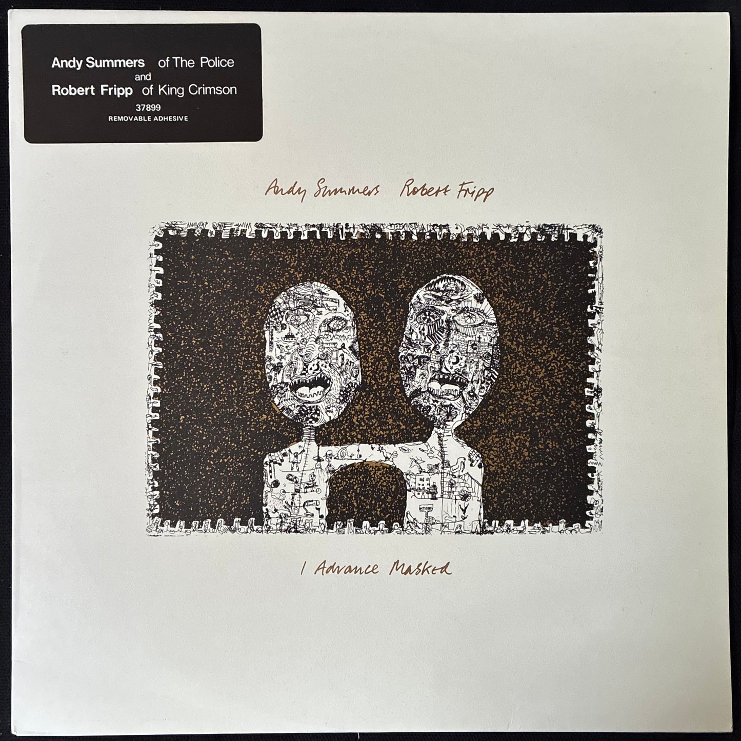 ANDY SUMMERS & ROBERT FRIPP - I ADVANCE MASKED (USED VINYL 1982 AUS M-/M-)