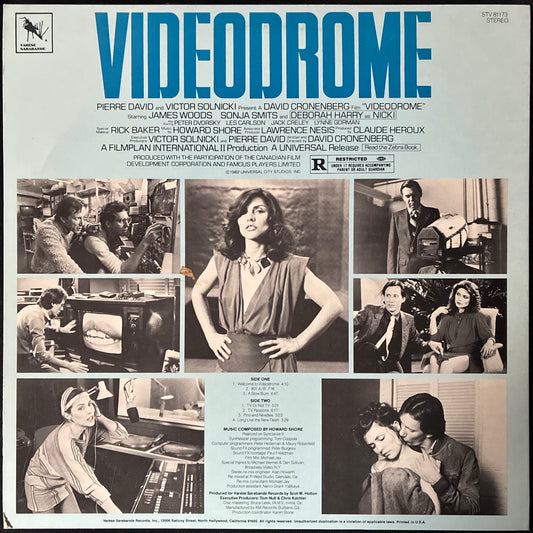 HOWARD SHORE - VIDEODROME OST (USED VINYL 1982 M-/EX+)