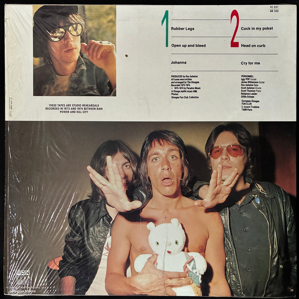 STOOGES - RUBBER LEGS (LP+7") (USED VINYL 1987 FRANCE EX+/M-)