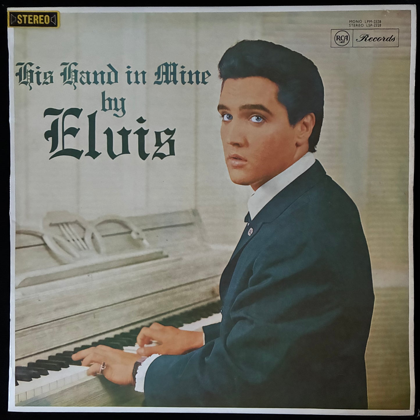 ELVIS PRESLEY - HIS HAND IN MINE (MONO) (USED VINYL 1964 AUS EX/EX)