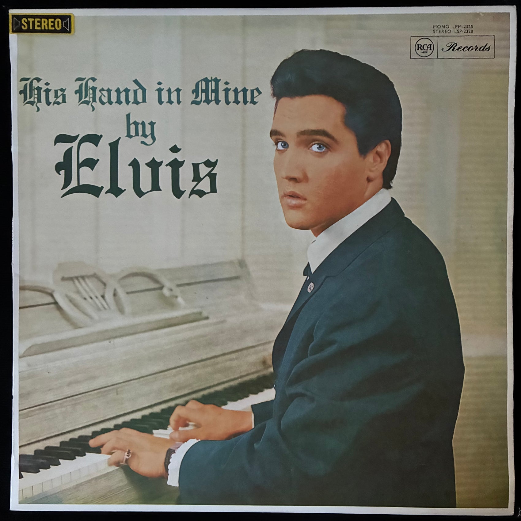 ELVIS PRESLEY - HIS HAND IN MINE (MONO) (USED VINYL 1964 AUS EX/EX)
