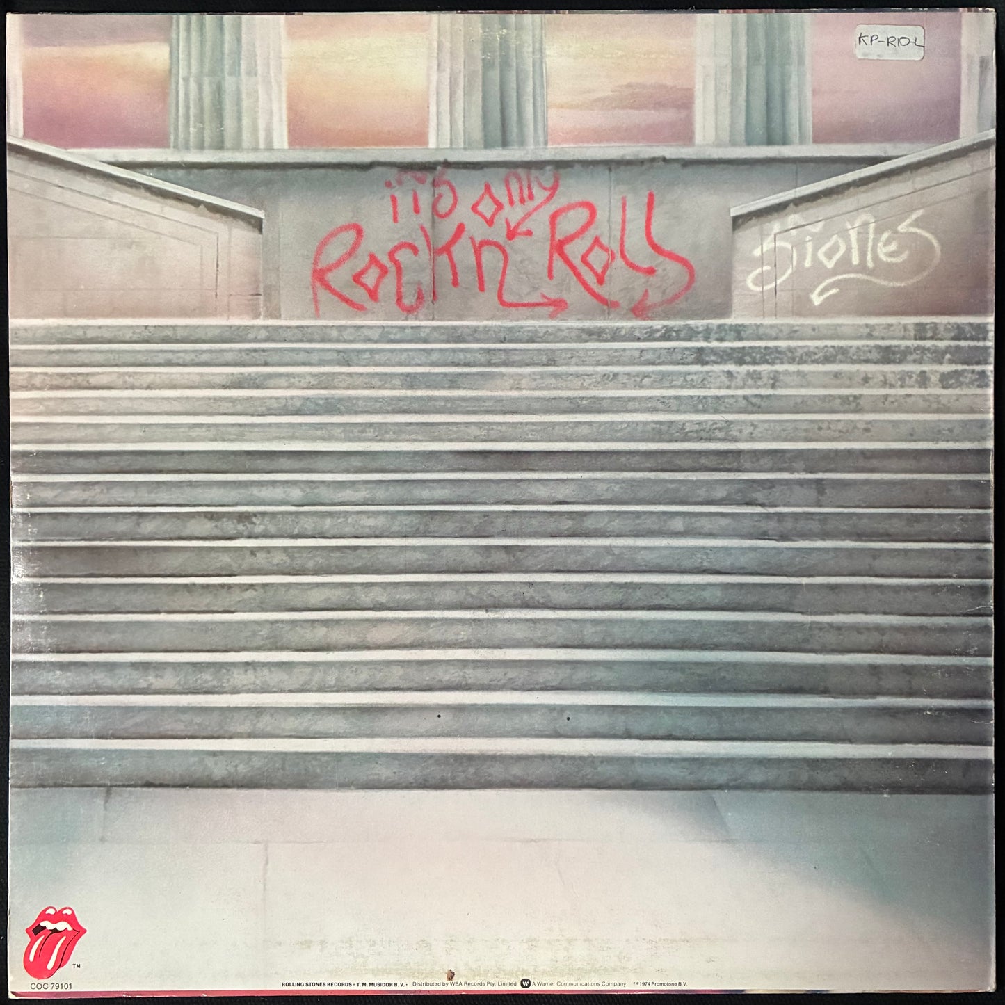 ROLLING STONES - IT'S ONLY ROCK 'N ROLL (USED VINYL 1974 AUS EX/EX)