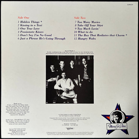 MARY-JO STARR - TOO MANY MOVIES (USED VINYL 1990 AUS M-/M-)