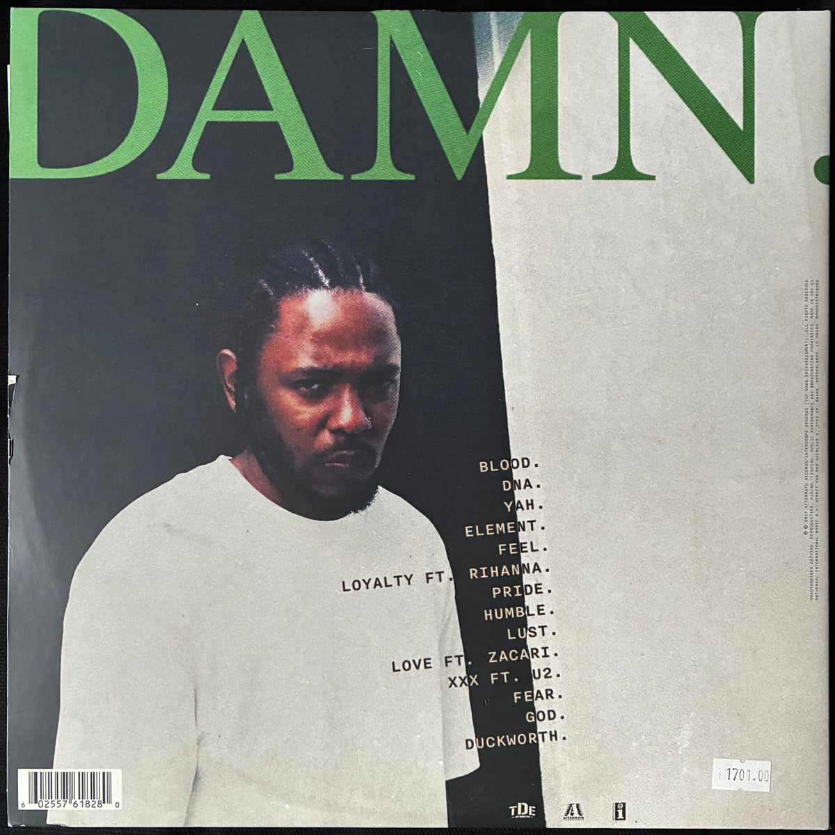 KENDRICK LAMAR - DAMN. (2LP) (USED VINYL 2022 EU M-/EX)