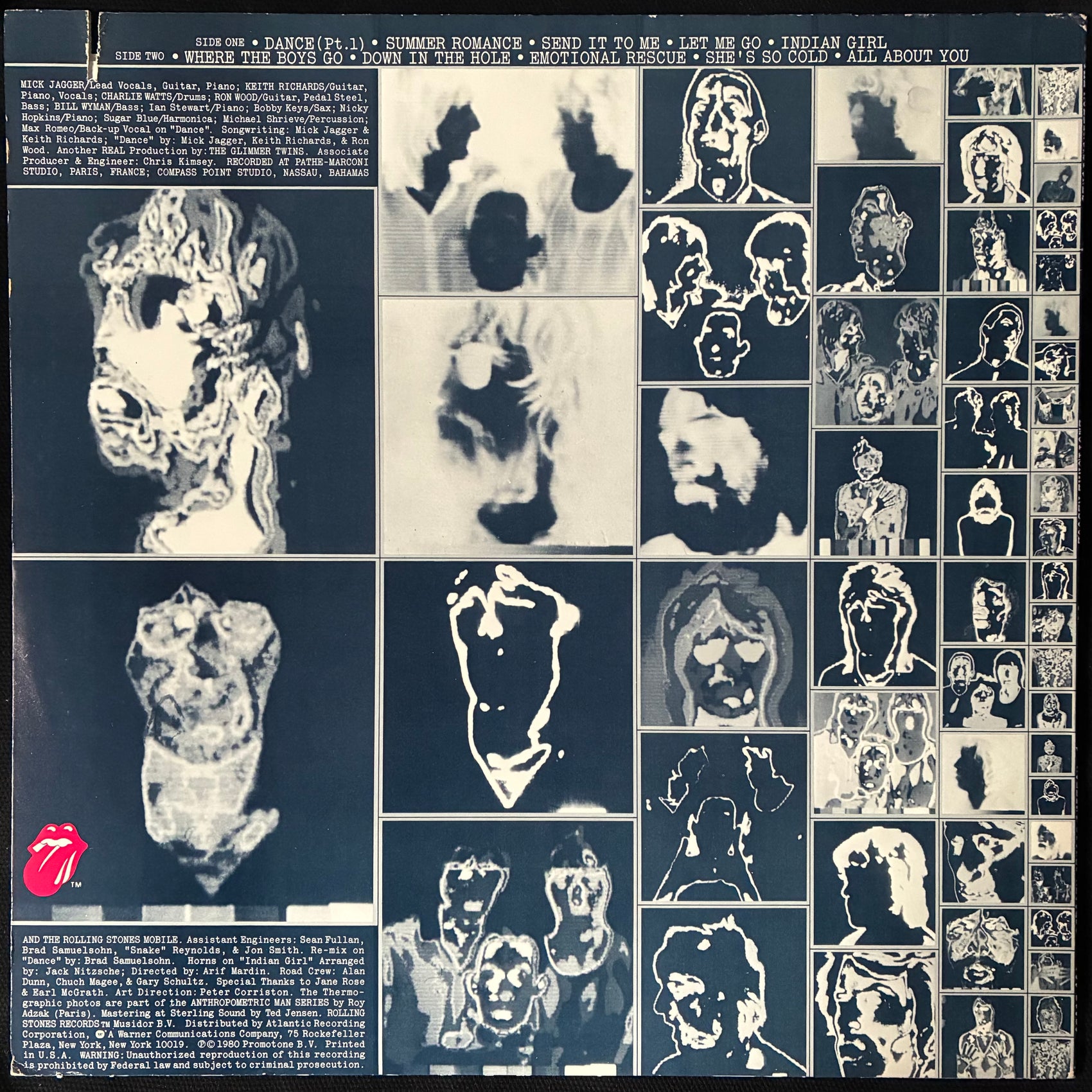 ROLLING STONES - EMOTIONAL RESCUE (USED VINYL 1980 US M-/EX)