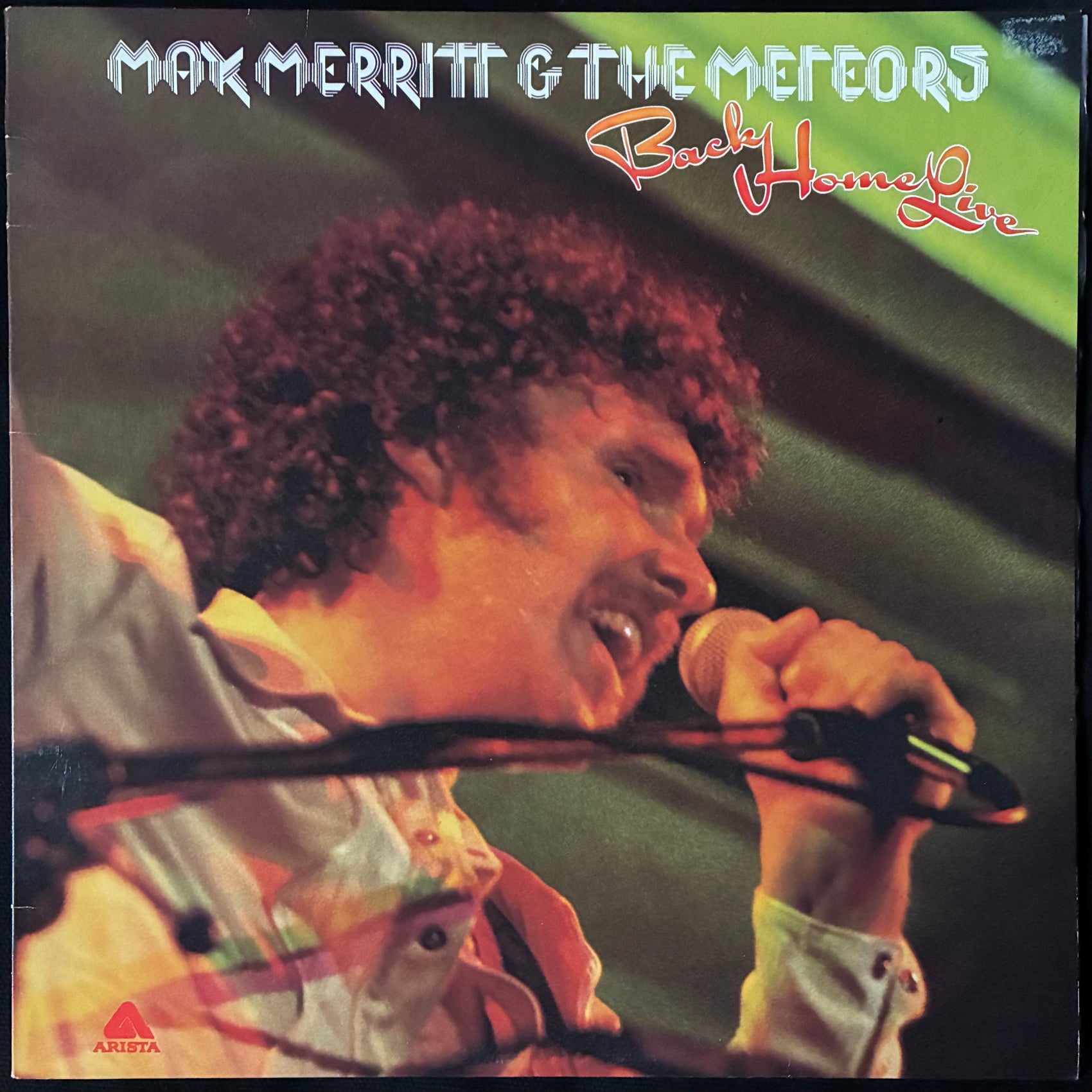 MAX MERRITT & THE METEORS - BACK HOME LIVE (USED VINYL 1977 AUS M-/EX)