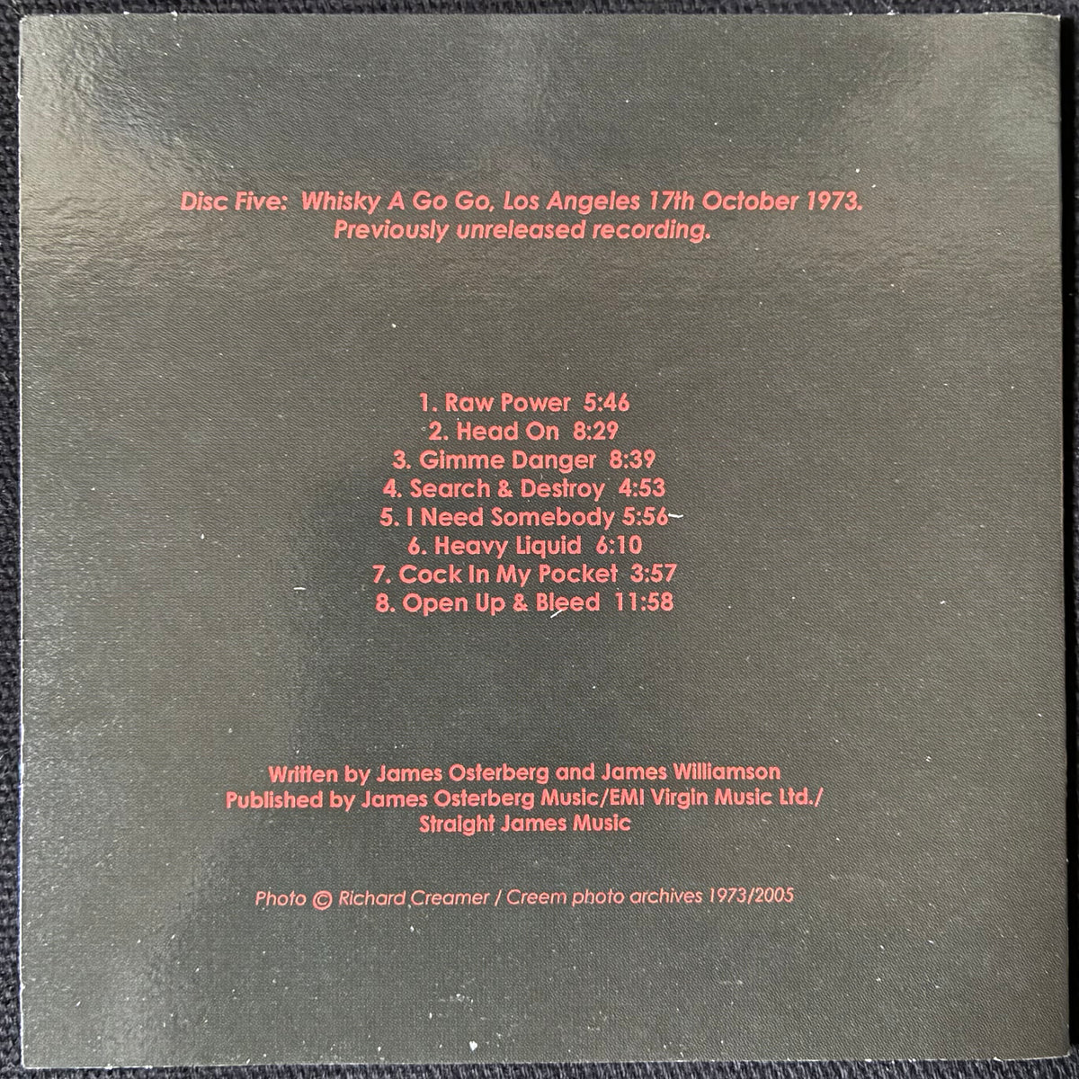 STOOGES - HEAVY LIQUID (6CD BOX SET) (USED CD 2005 UK M-/M-)