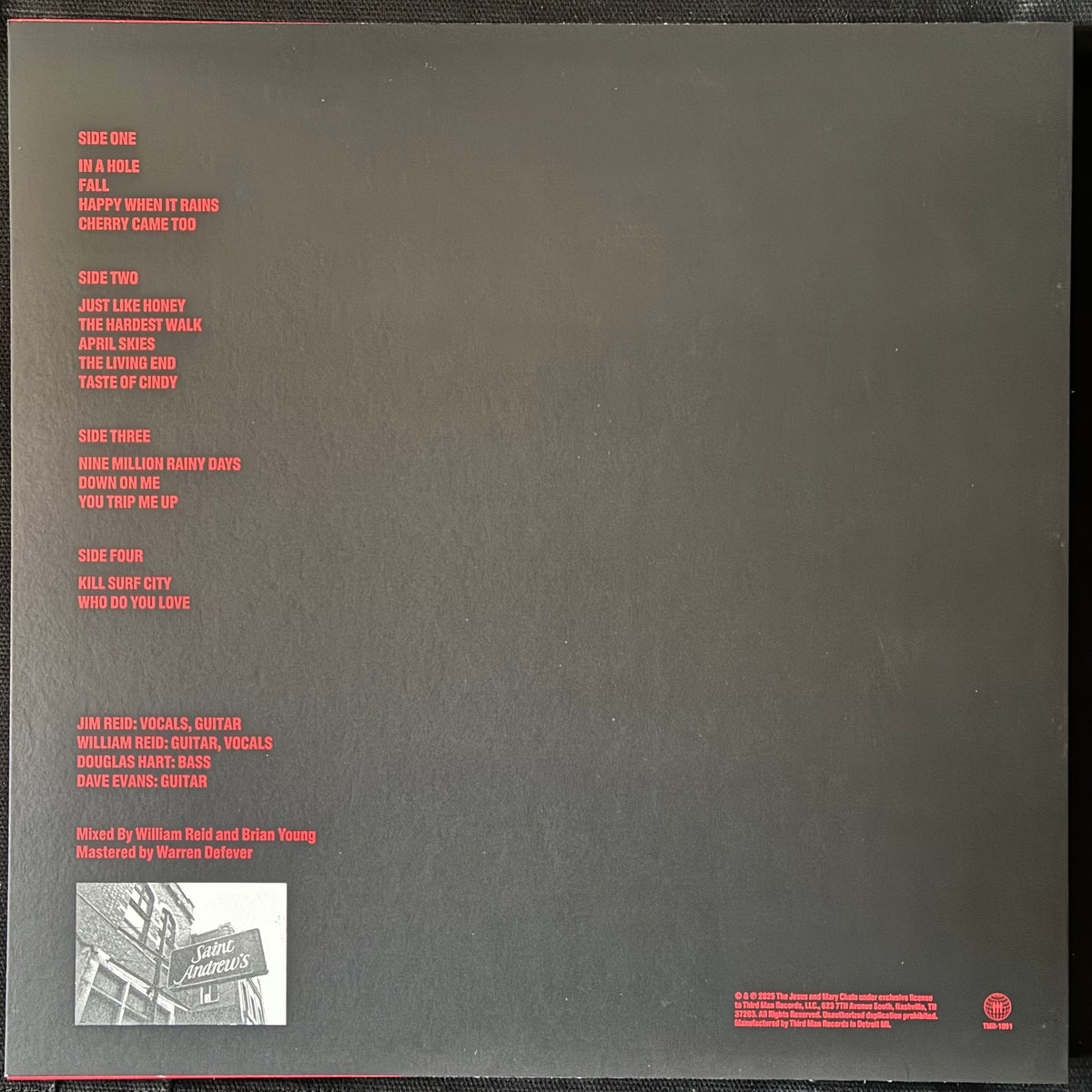 JESUS AND MARY CHAIN - PSYCHOCANDY : 40TH ANNIVERSARY DELUXE EDITION (4LP+7" BOX SET) (USED VINYL 2025 USA M-/M-)