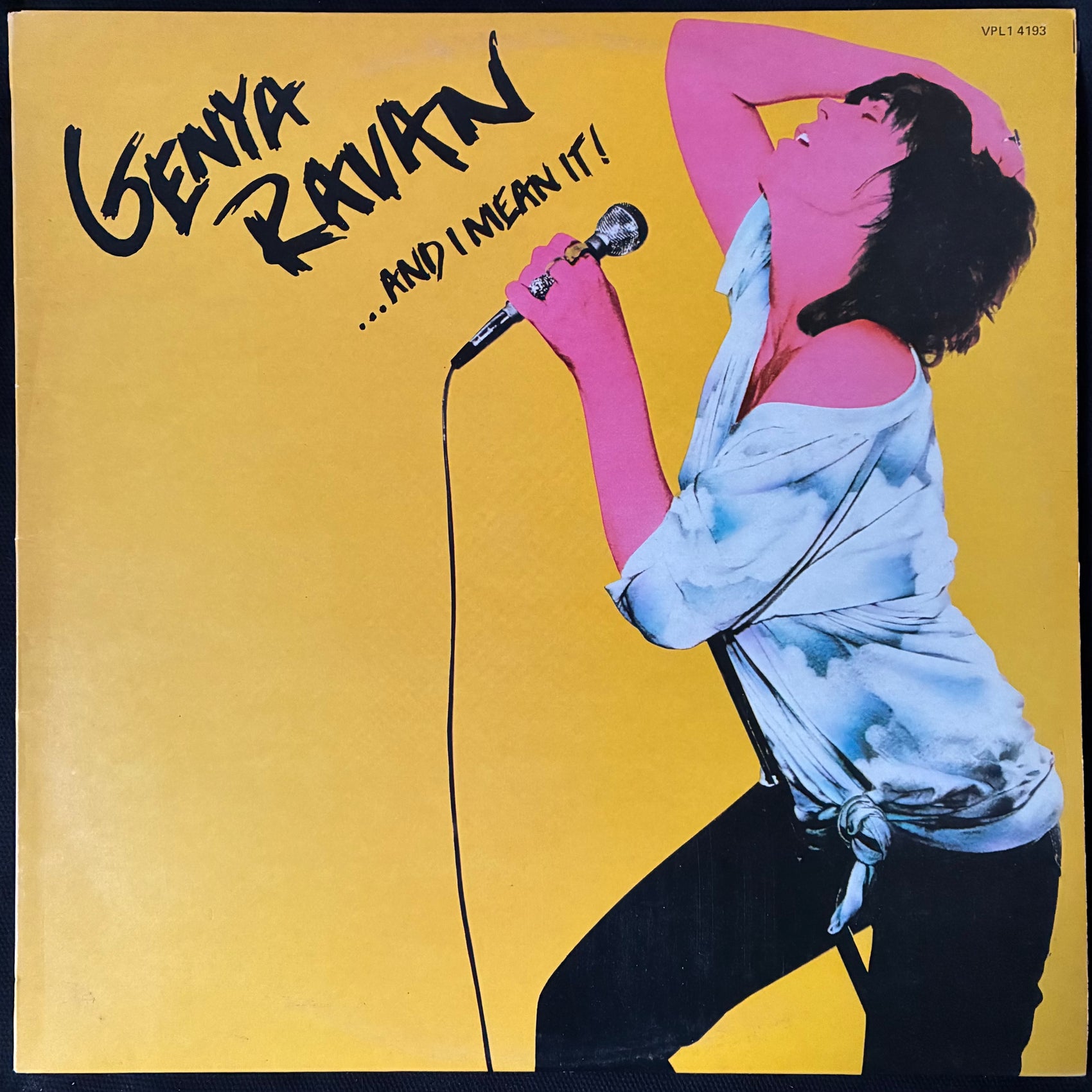 GENYA RAVAN - ...AND I MEAN IT! (USED VINYL 1979 AUS M-/M-)