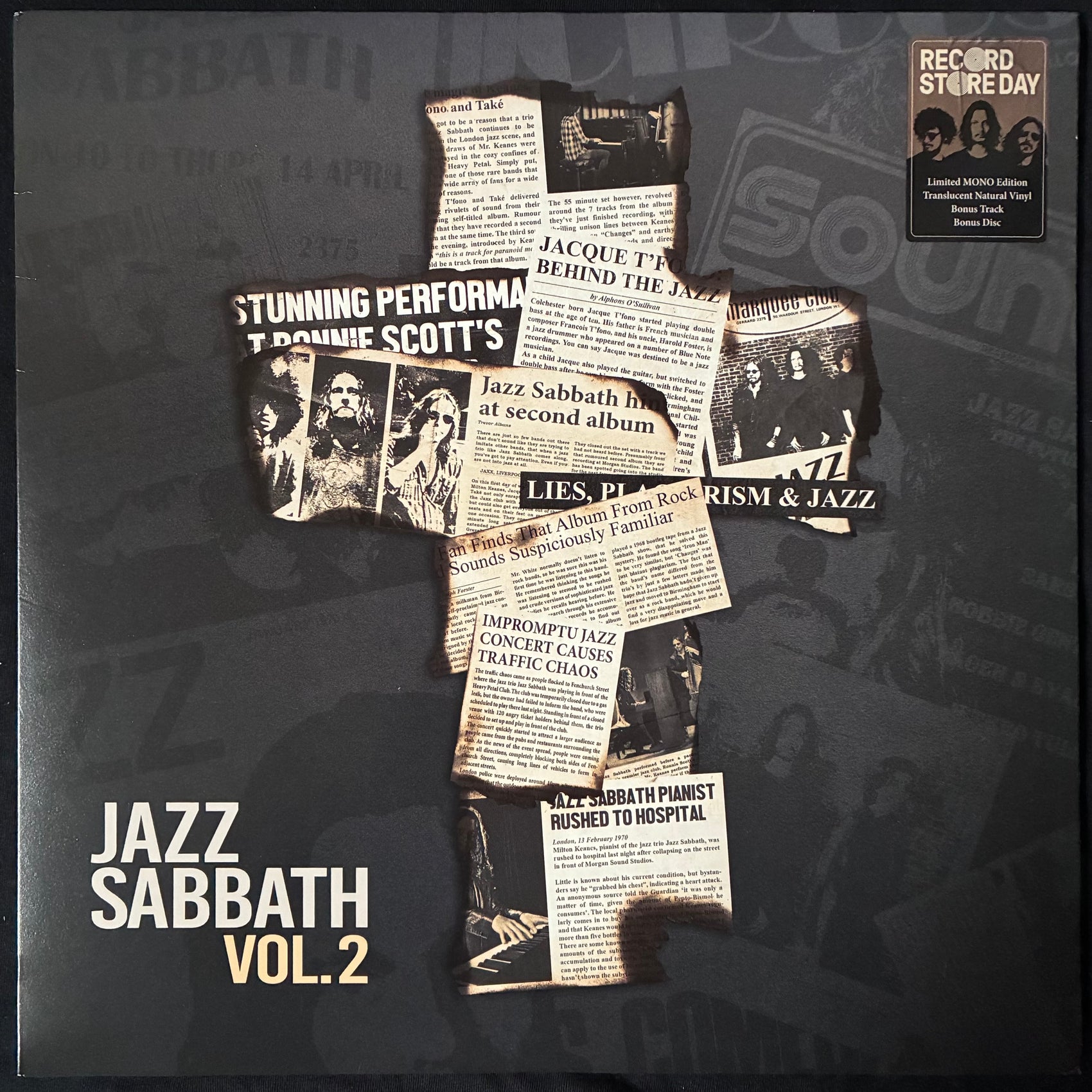 JAZZ SABBATH - JAZZ SABBATH VOL. 2 (LP+DVD) (WHITE COLOURED) (USED VINYL 2022 US/CANADA M-/M-)