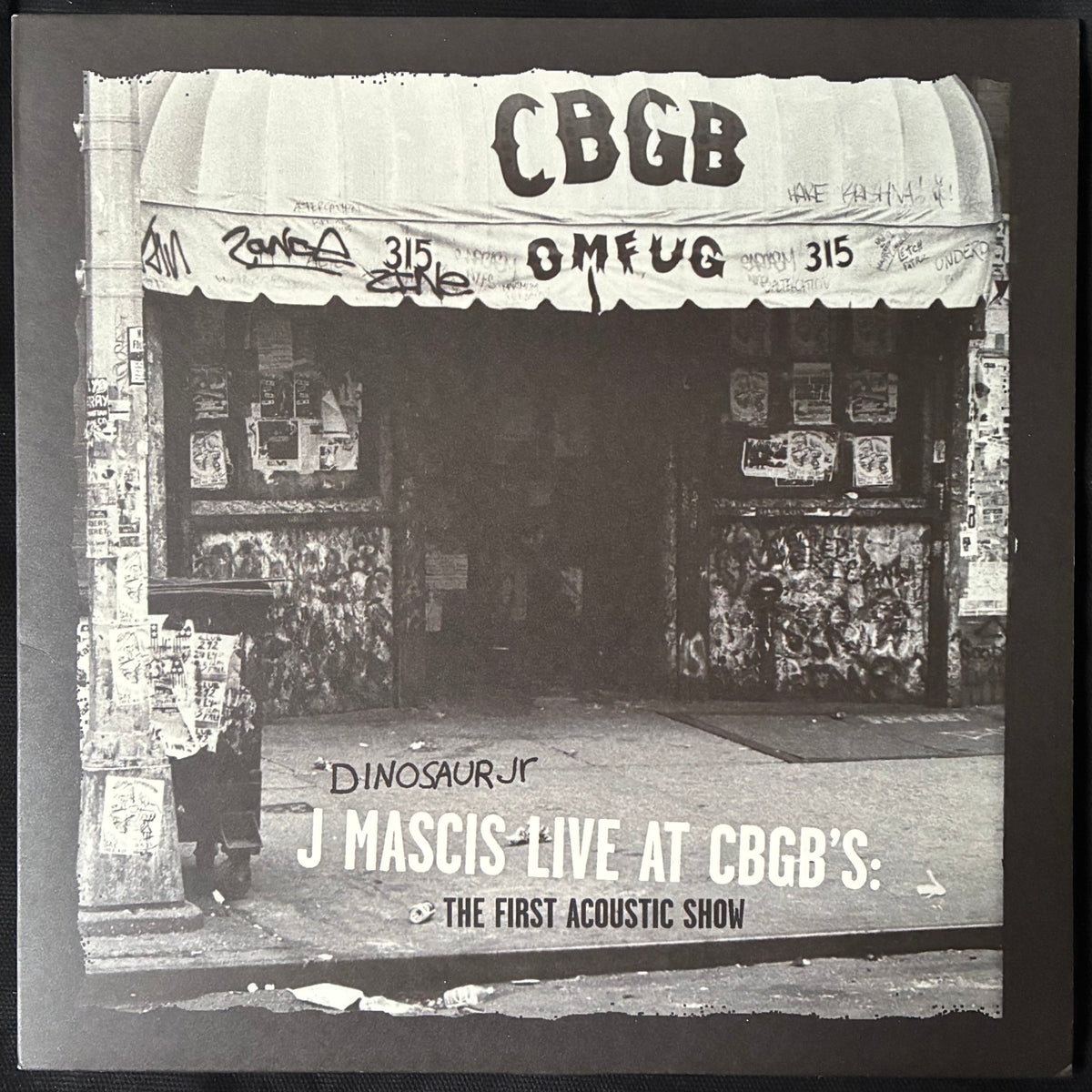 DINOSAUR JR/J MASCIS - LIVE AT CBGB'S : THE FIRST ACOUSTIC SHOW (SILVER SWIRL) (USED VINYL 2014 EU M-/EX+)