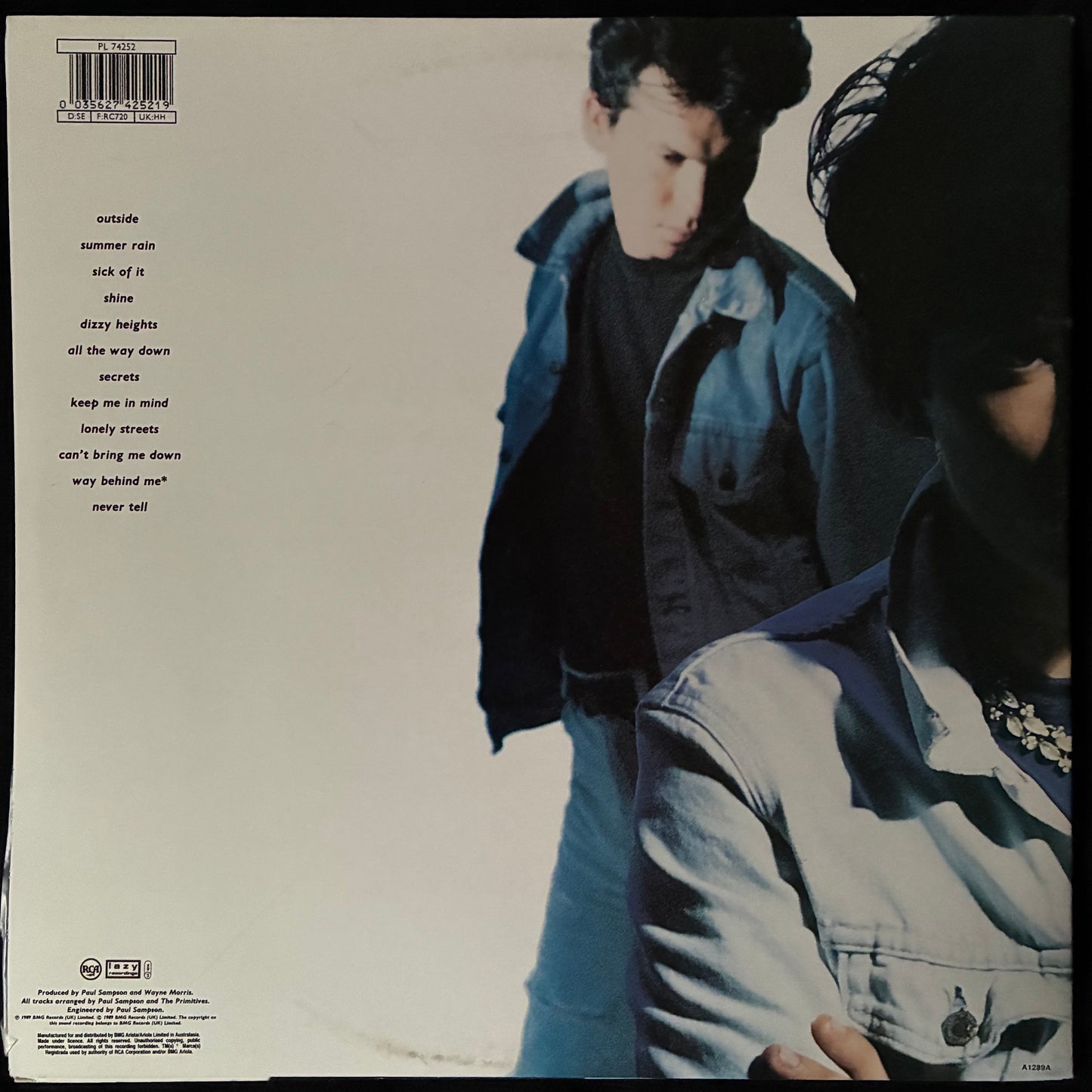 PRIMITIVES - PURE (USED VINYL 1989 AUS M-/EX)