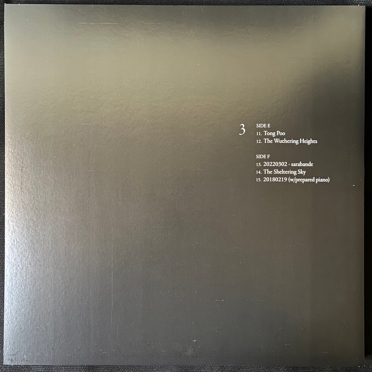 RYUICHI SAKAMOTO - OPUS (4LP BOX EST) (USED VINYL 2024 US M-/M-)
