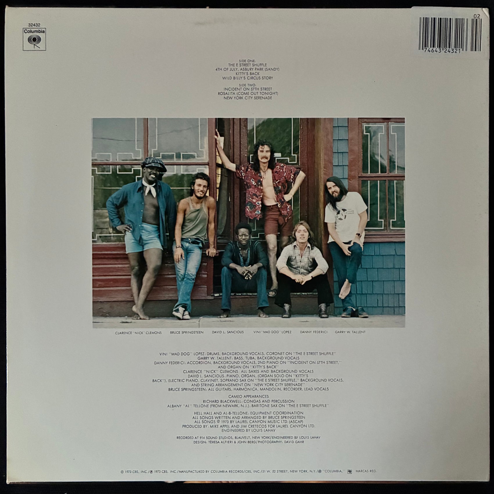 BRUCE SPRINGSTEEN - THE WILD, THE INNOCENT & THE E STREET SHUFFLE (USED VINYL 1980 US M-/EX+)