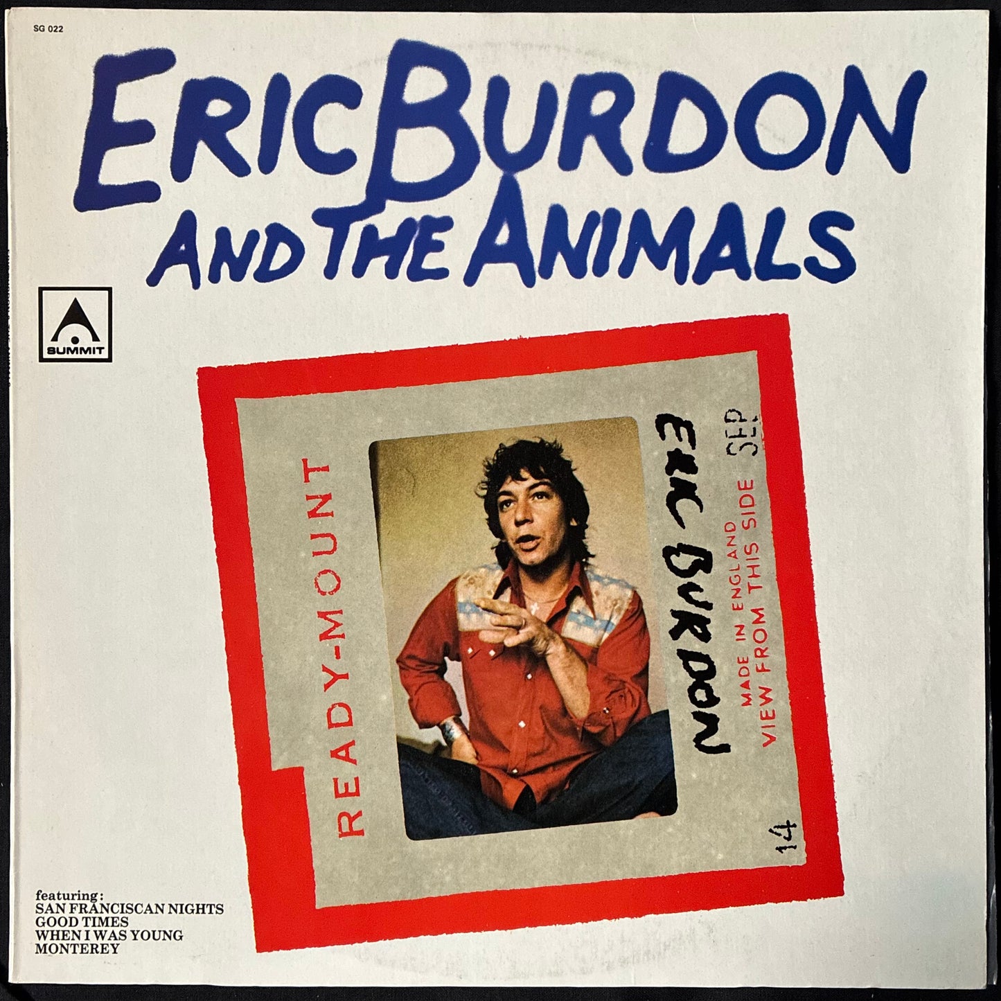 ERIC BURDON & THE ANIMALS - ERIC BURDON & THE ANIMALS (USED VINYL AUS M-/EX)
