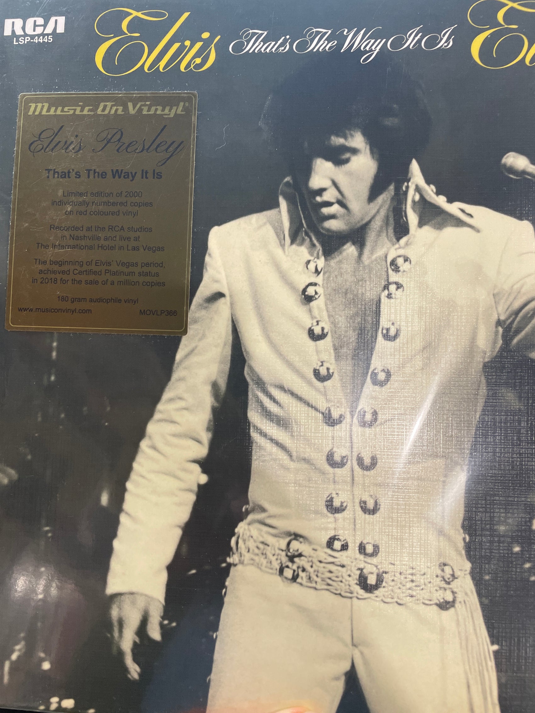 ELVIS PRESLEY - THATS THE WAY IT IS (NUMBERED) (COLOURED) VINYL SET