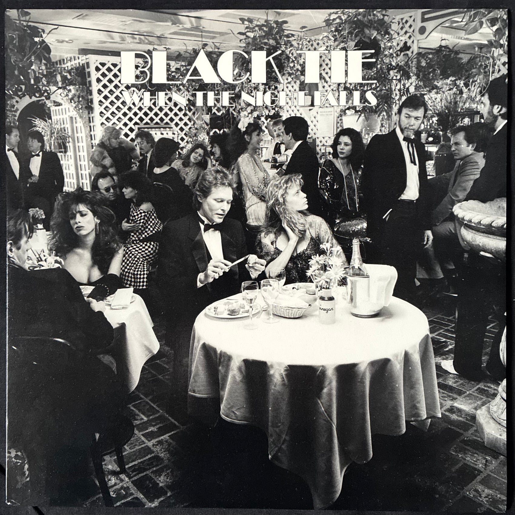 BLACK TIE - WHEN THE NIGHT FALLS (USED VINYL 1995 US M-/M-)