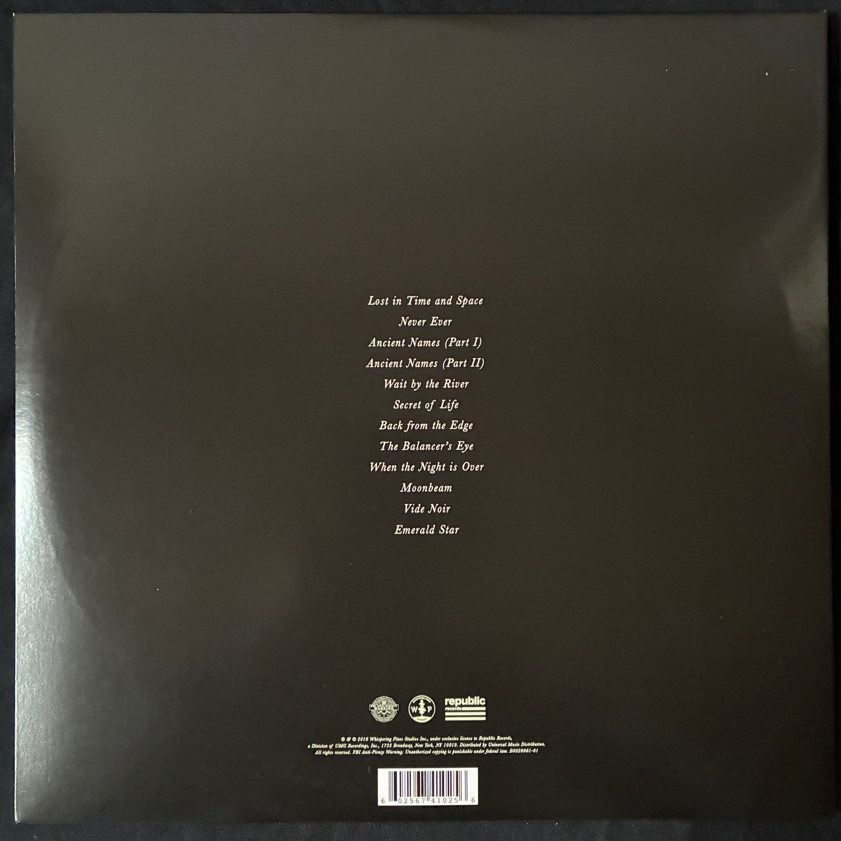 LORD HURON - VIDE NOIR (2LP) (USED VINYL 2018 US M-/M-)