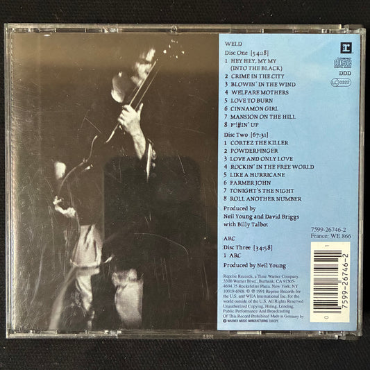 NEIL YOUNG & CRAZY HORSE - ARC-WELD (3CD SET) (USED CD 1991 EU EX+/M-)
