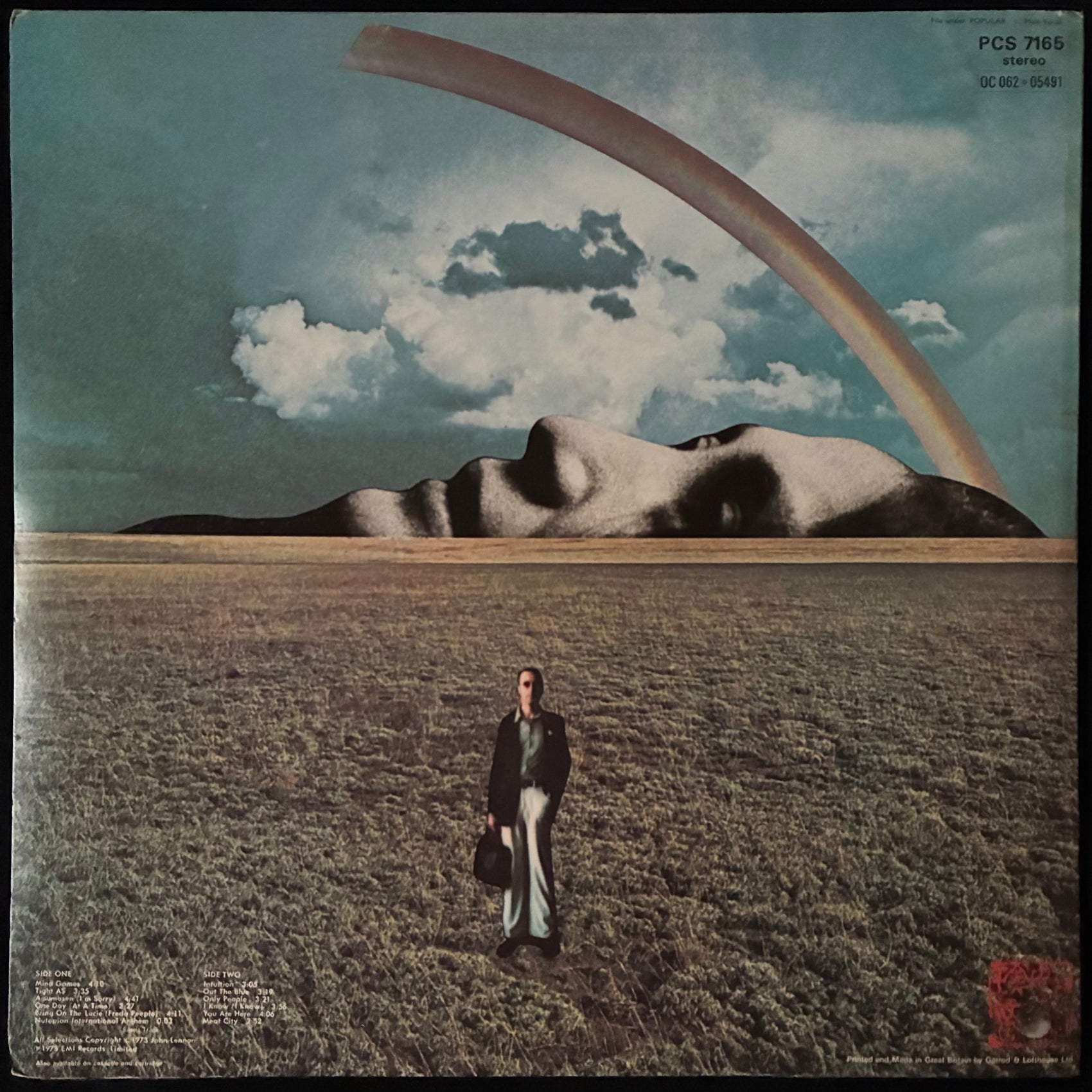 JOHN LENNON - MIND GAMES (FIRST PRESSING) (USED VINYL 1973 UK M-/EX+)