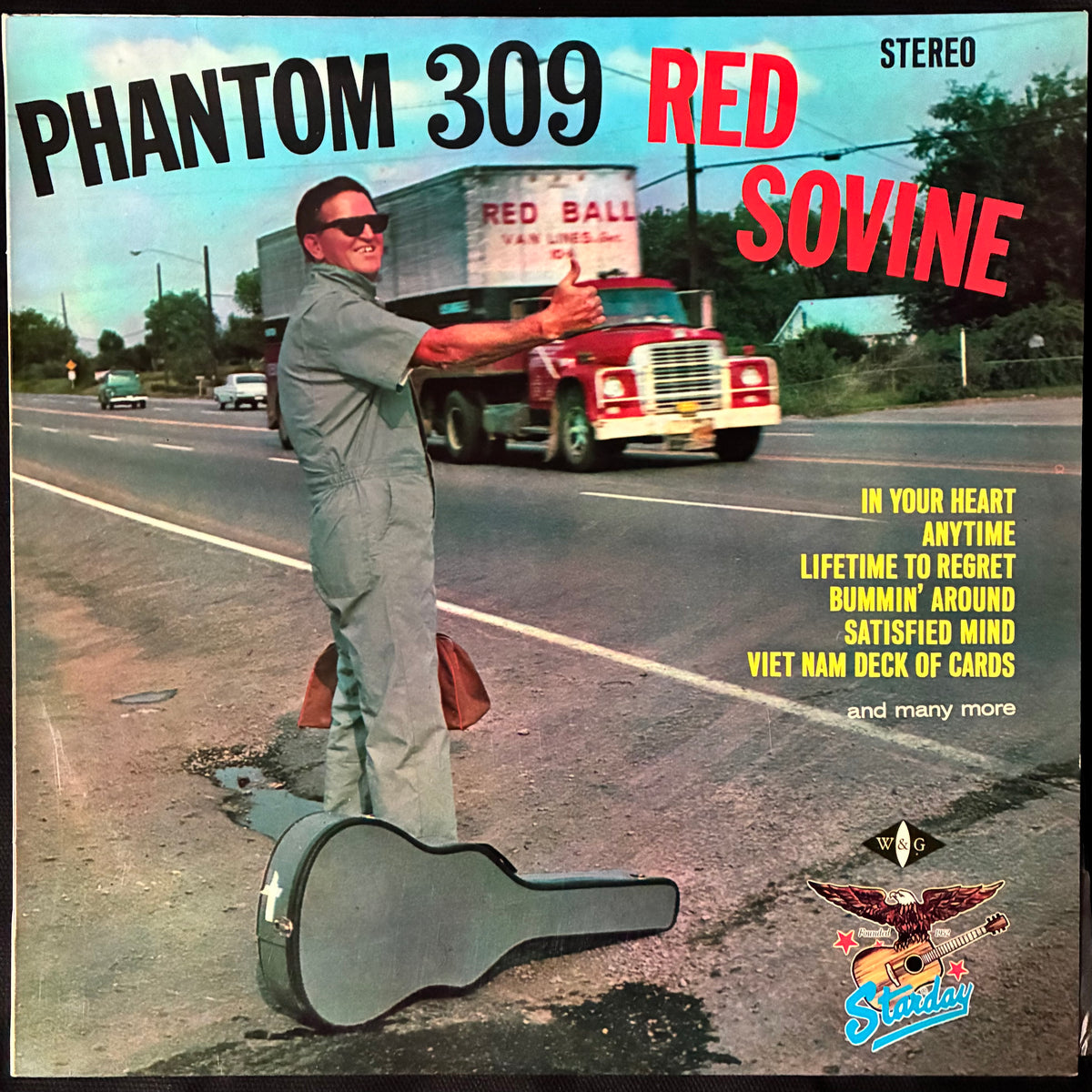 RED SOVINE - PHANTOM 309 (USED VINYL 1967 AUS EX+/EX+)