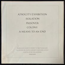 Load image into Gallery viewer, JOY DIVISION - CLOSER (FIRST PRESSING) (USED VINYL 1981 AUS M-/EX+)
