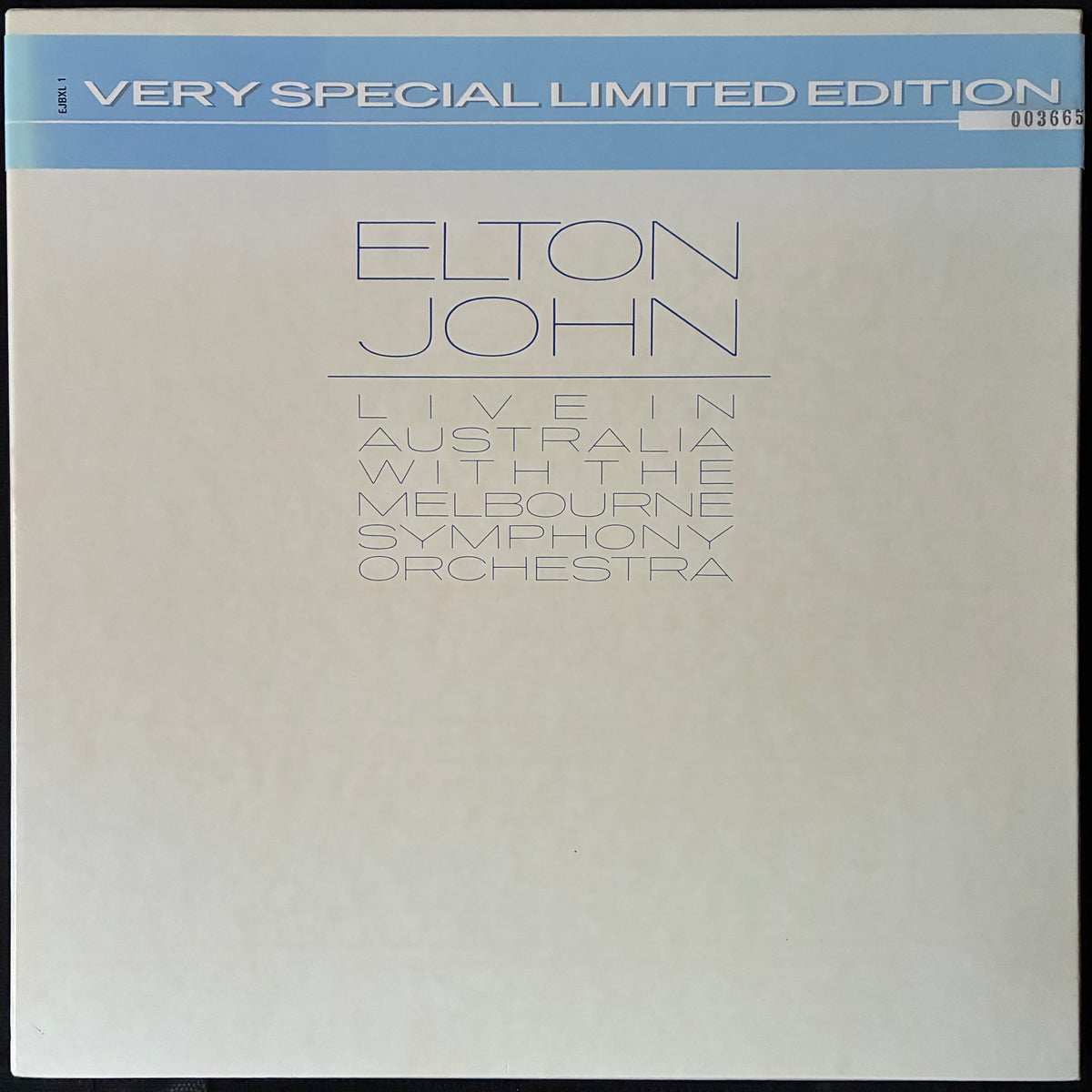 ELTON JOHN - LIVE IN AUSTRALIA WITH THE MELBOURNE SYMPHONY ORCHESTRA (2LP BOX SET) (USED VINYL 1987 UK M-/M-)